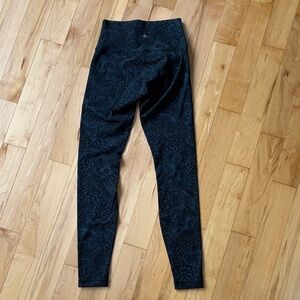 lululemon athletica Black Patterned Leggings